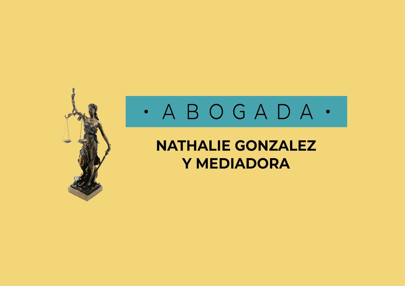 Abogada Nathalie González y Mediadora