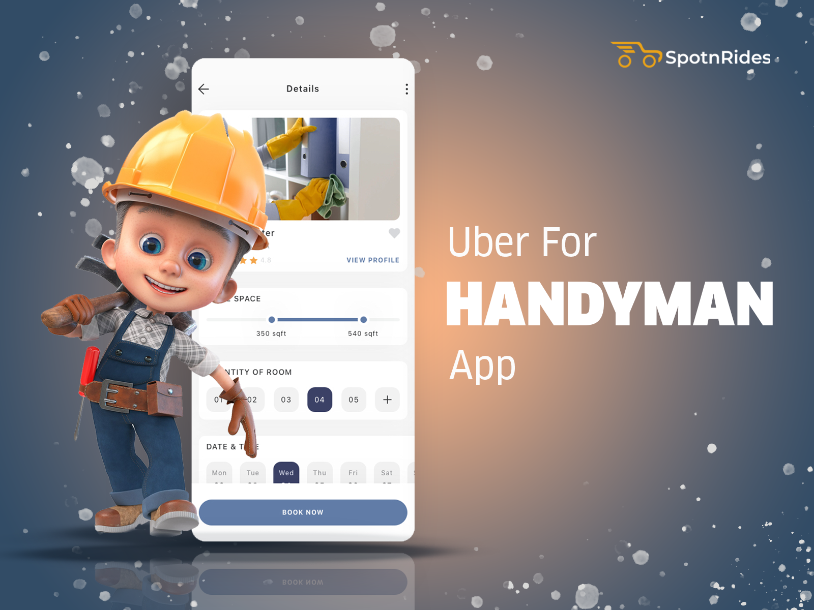 Create an Uber-like Handyman Service App Instantly with SpotnRides