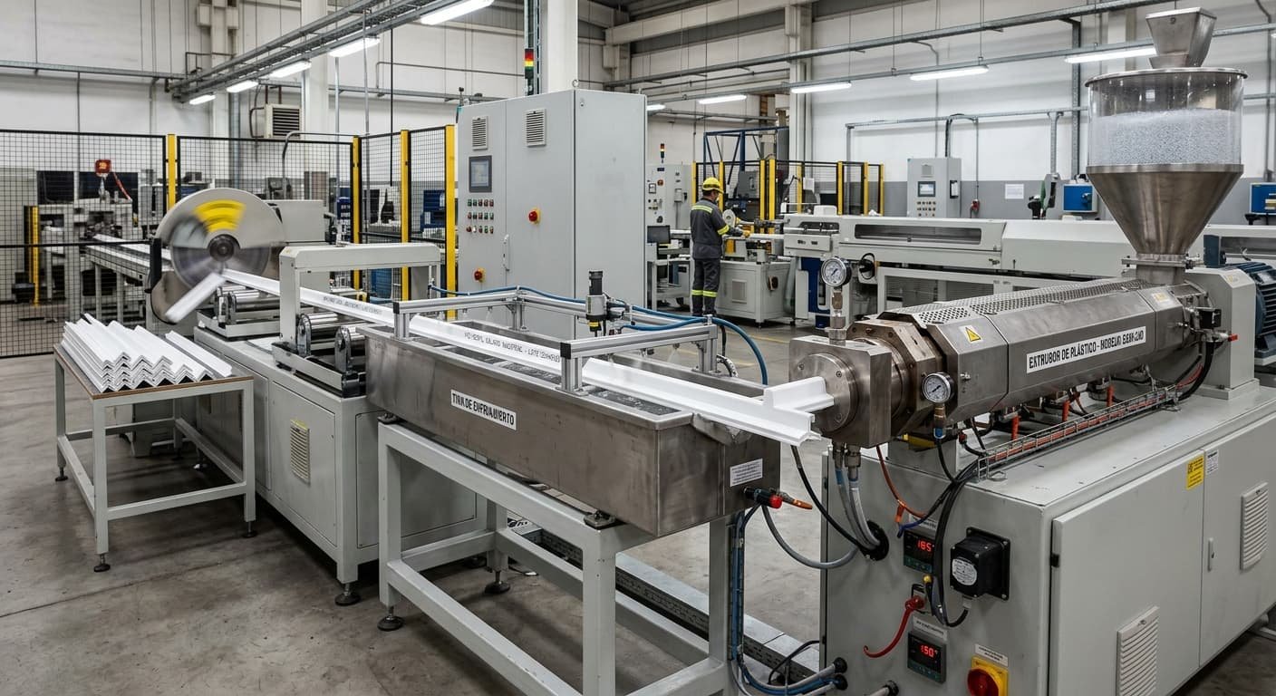 Moldeo por extrusión: eficiencia y precisión en la fabricación de productos plásticos